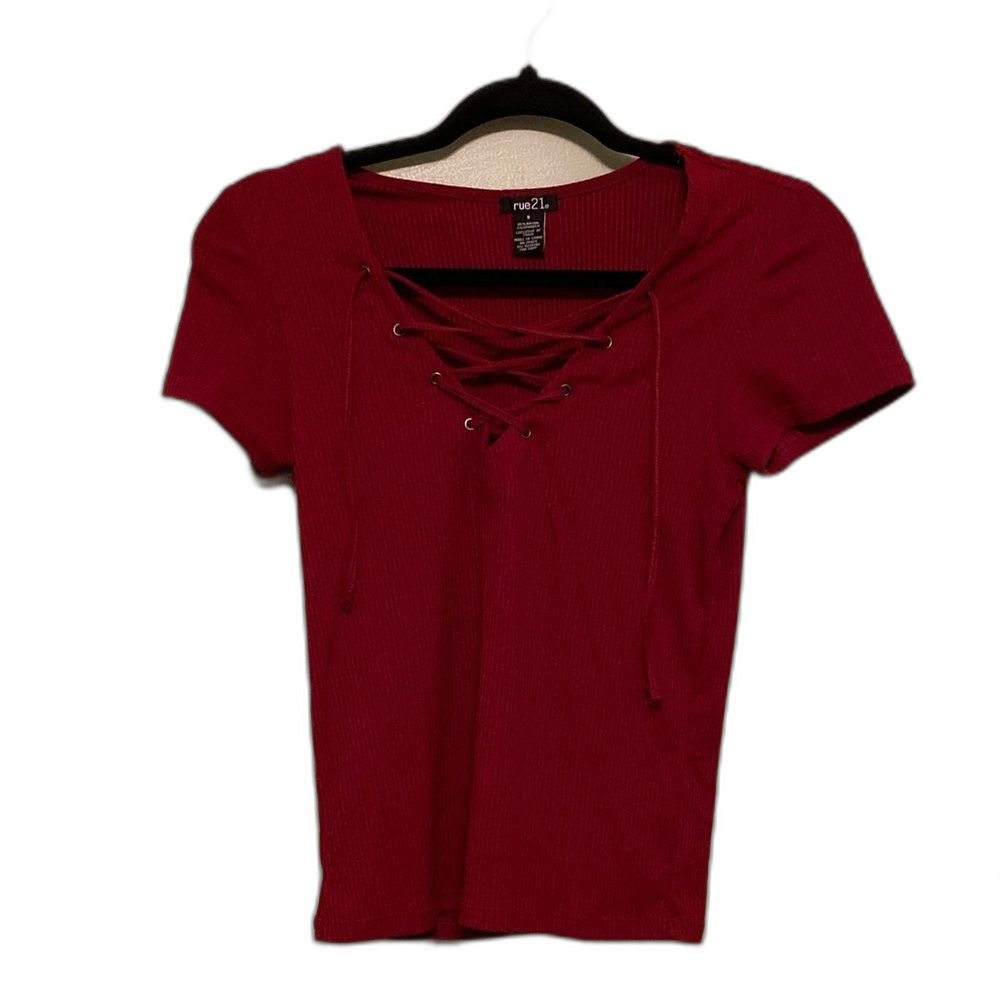 Rue21 Lace up Top